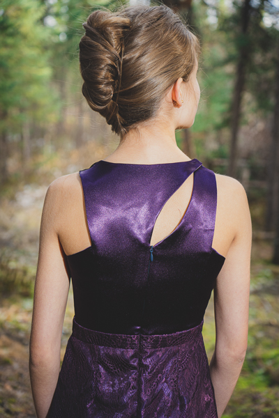 Gorgeous Y back option on the Forest dress by Sofiona Designs.